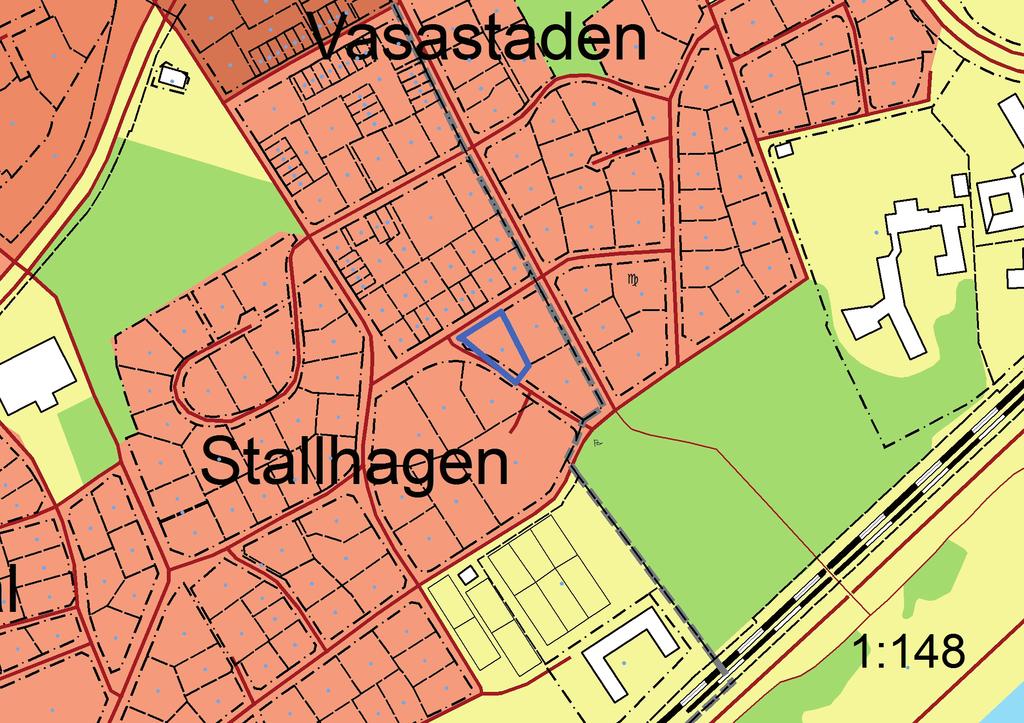 Inledning Byggnaden ligger placerad i stadsdelen Stallhagen i Västerås. Området kring byggnaden består av kvarter med större exklusivt utformade villor uppförda vid 1900-talets början.