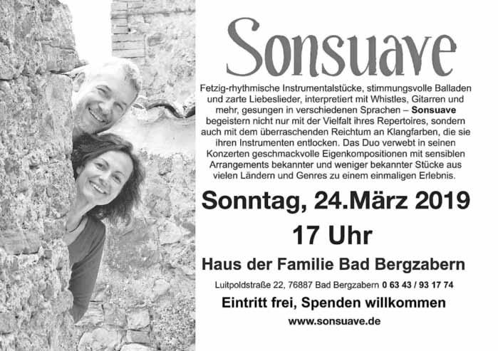 Bad Bergzabern, den 07.03.2019-18 - Südpfalz Kurier - Ausgabe 10/2019 Café Grenzenlos Das nächste Café Grenzenlos ist am Dienstag, 12. März, wie immer ab 15:30 Uhr.