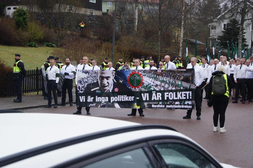 Foto: Brottsförebyggande Centrum i Värmland NORDISKA MOTSTÅNDSRÖRELSEN Nordiska motståndsrörelsen, NMR, grundades 1997 av aktivister till den nedlagda organisationen Vitt Ariskt Motstånd (VAM) och är