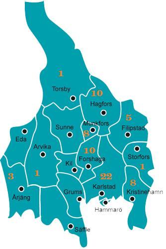 AKTIVITETER I VÄRMLAND 2018 Nedan presenteras de inrapporterade aktiviteterna från NMR i Värmland under 2018, en aktivitet är inte