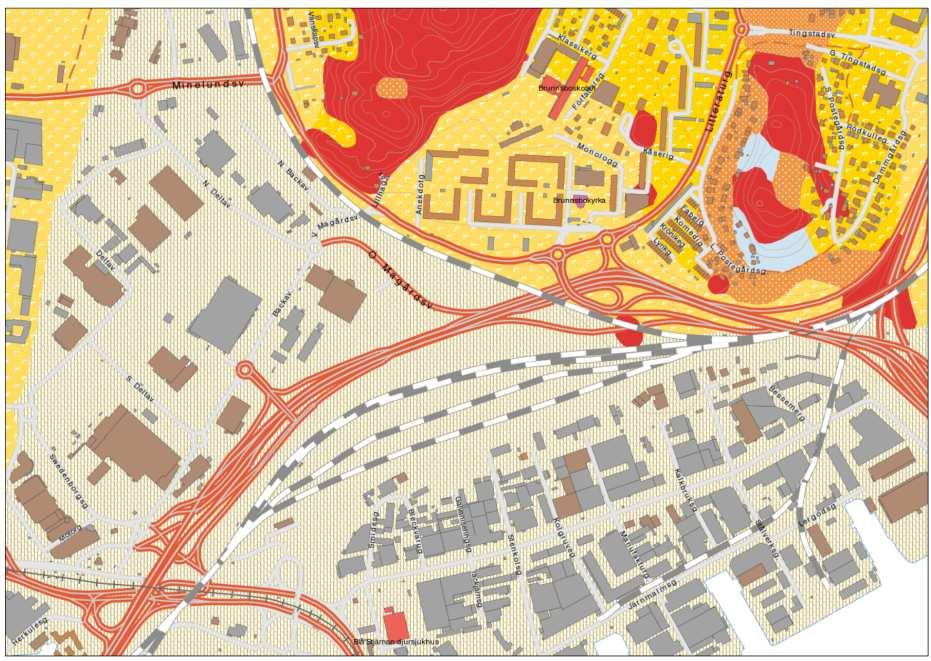 Övriga broar över Hjalmar Brantingsgatan och i Ringömotet Inga åtgärder för övriga broars konstruktion är planerade i detta projekt. 4.9.2.