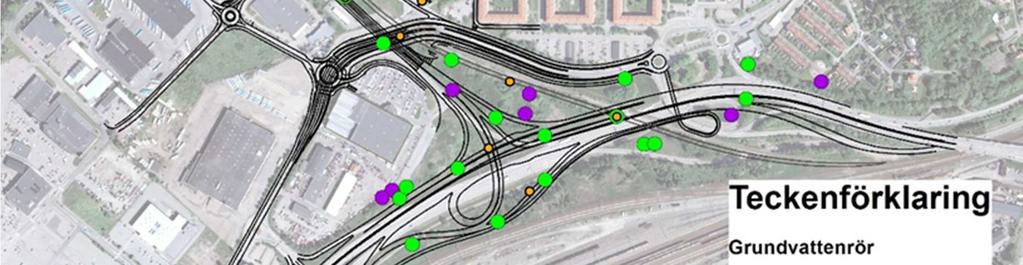 Tidigare utförda inventeringar och markundersökningar har visat att utfyllnadsmaterialet delvis varit förorenat. I väster gränsar planområdet till den så kallade Brunnsbodeponin, se Figur 19.