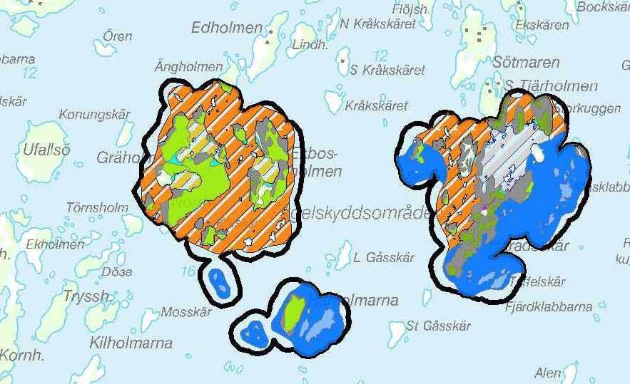 Natura 2000-område Natura 2000-kod Diarienummer Bilaga 2 Sida 4 av 39 Naturvärdet består om öarnas karaktär med betespåverkade skogar, strandängar och gläntor bibehålles med fortsatt bete och