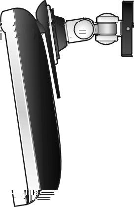 3 Lay the ViewPanel face down on a towel or blanket. Notice the four screw holes on the bottom of the base.