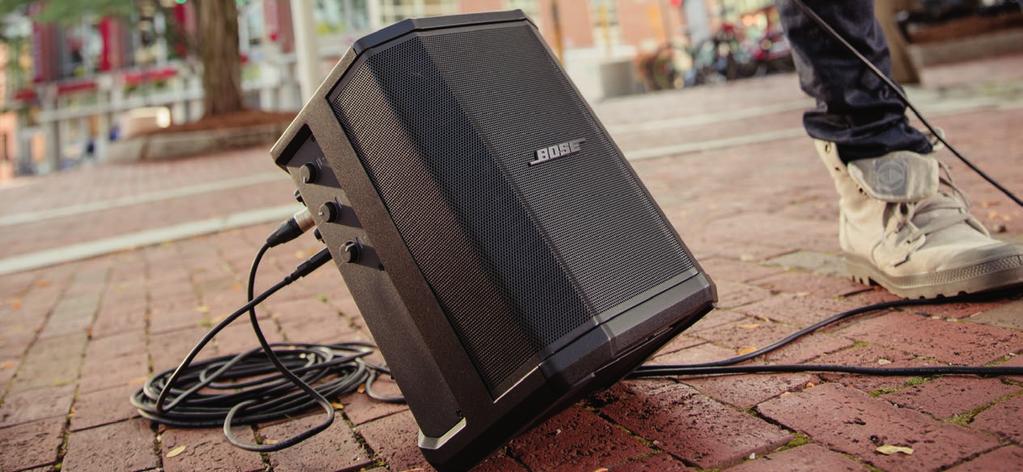 S1 Pro Redo att leverera. Var som helst. När som helst. Bose Professional S1 Pro Ett kraftfullt, allt-i-ett, PA-system. Ställbart i flera positioner, beroende på ditt behov.
