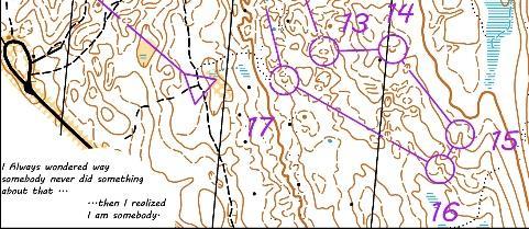 913619 Pass på större karta underlättar ofta för att få en ett bra flow i kartläsningen.