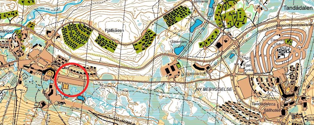 5. Fjäll medel, Hundfjället Kör Fjällvägen 66 mot Norge och sväng av mot Hundfjället. Parkera vid den stora parkeringen (stora röda cirkeln på kartan). GPS koordinater: 61.177001, 12.
