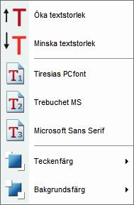 Läs innehållet i Urklipp Om du klickar på knappen Spela eller använder F7 när du inte är i Internet Explorer, Microsoft Word eller Adobe Reader läser ClaroRead upp innehållet i Urklipp.