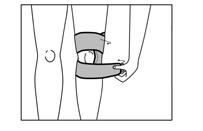 SVENSKA Läs noga igenom dessa instruktioner före användning! Användningsområden/Indikationer Denna produkt av avsedd att ge stabilitet för knäskålen (patella).