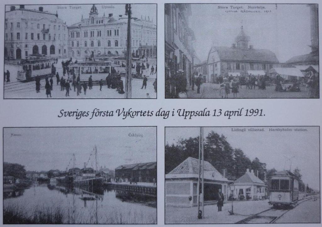 Vykort utgivet till första Vykortets Dag 1991. Föreningen hade ju som grundaridé att även anordna vykortsmässor och 1991 var det dags, med beteckningen Vykortets Dag.
