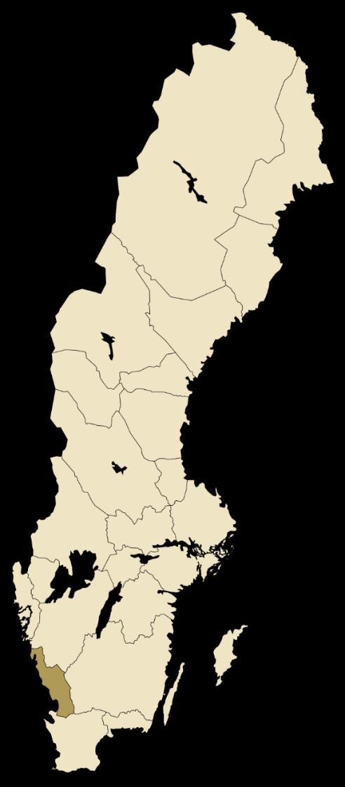 Hallands län/region Halland 6 kommuner 1 region