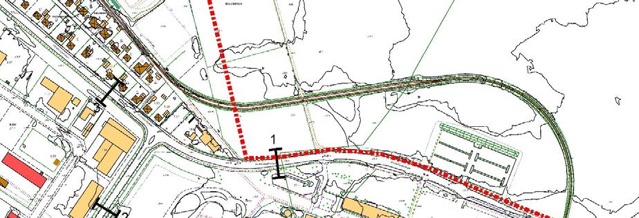 Trafikrapport: Detaljplan för del av Selleberga 17:1 6 Befintlig trafik i området Kommunen har gjort trafikmätningar på fyra