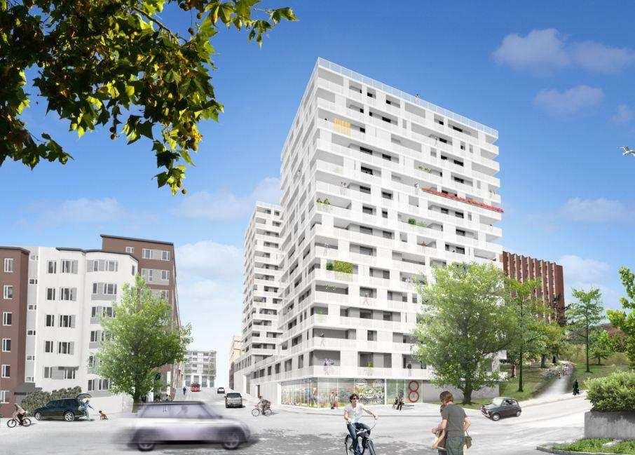 SID 5 (7) Angöring och parkering Bebyggelsen angörs från Warfvinges Väg och Kellgrensgatan. Förgårdsmarken utmed Kellgrensgatan förs över till gatumark.