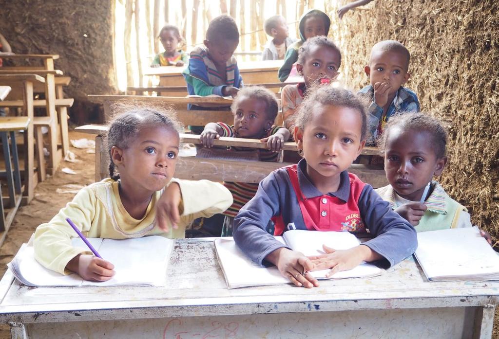 Utvecklingssamarbete Under 2017 stödde Interpedia 16 program och projekt med syftet att förbättra barnens ställning och främja barnens rättigheter i sju olika länder, i samarbete med 14