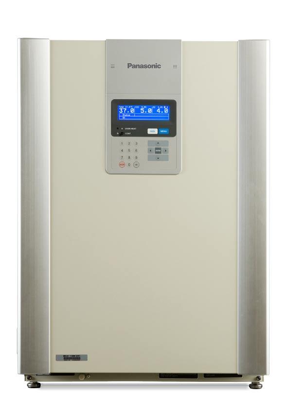 Multigasinkubatorer Kontrollera syrenivån N 2 Panasonic MCO-19M Multigasinkubator Volym: 162 liter Utvändigt: 620x170x900 mm (BxDxH) Invändigt: 490x523x665 mm (BxDxH) -sensor: Dual IR -sensor: