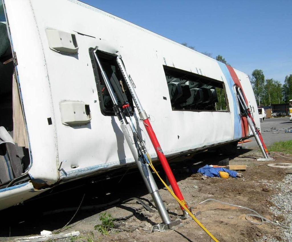 Räddning vid stora busskrascher