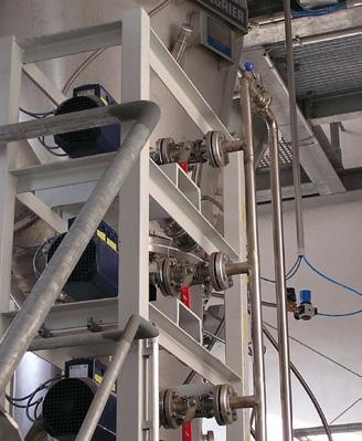 Granulator Kontinuerlig eller satsvis process för att överföra pulver till en fririnnande