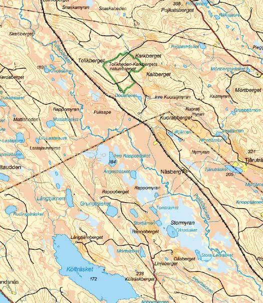 511-2033-00 Rappomyrans naturreservat Areal 3 032 ha Blå kartan: