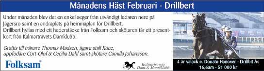 KALMAR // 0 M AUTOSTART -åriga och äldre.00 -.000 kr. Körsvenskrav kat.. 0 m. Autostart. Pris:.000-.00-.000-.00-.00-.00-(.00)-(.00) kr. START 0. Hederspris till segrande hästs ägare.