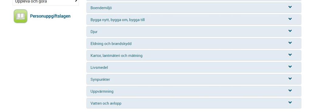 sett behöver känna till dessa på förhand samt vem som ansvarar för dessa tillstånd för att kunna lokalisera dem. Flera av Sveriges kommuner är anslutna till tjänsten http://mittbygge.