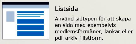 Markerar man huvudfliken blir den grön och här syns tre linjer och en pil, klicka på dessa, en ny ruta kommer upp.