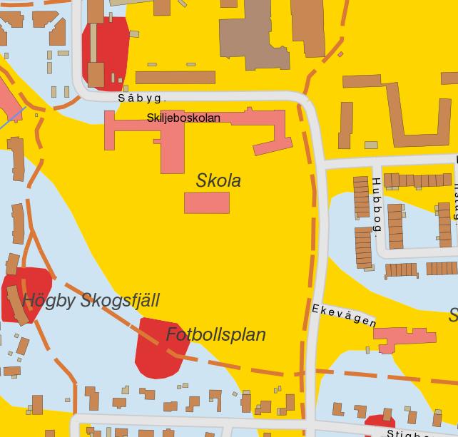 Sida 10 (22) 3.3 Geologi och grundvatten Utifrån SGU:s jordartskarta domineras marken av glacial lera med förekomst av sandig morän i anslutning till området i väster, söder och öster (Figur 6).