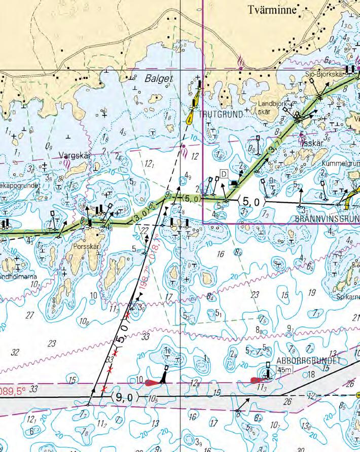 Kuva viitteeksi, karttaotteet ei merikartan mittakaavassa / Bild för referens, kortutdrag inte i sjökortets skala / Image for reference, chart extracts not to scale of chart (FTA,