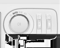 Belysning 107 Aktuell status för automatisk belysningsreglering visas i förarinformationscentralen (DIC). När tändningen slås på är den automatiska belysningskontrollen aktiv.