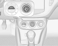 Den elektroniska klimatiseringsautomatiken fungerar endast när motorn är igång.