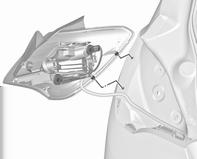 186 Bilvård 2. Skruva loss bägge plastskruvarna inifrån för hand. 4.