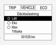 Bilvård 199 Ett reservhjul eller ett temporärt reservhjul är inte utrustat med trycksensorer. Däcktrycksövervakningssystemet fungerar inte för dessa däck. Kontrollampan w lyser.