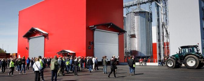 Invigning av spannmålsanläggningen i Hargshamn Division Lantbruk Division Lantbruks nettoomsättning för första tertialet är högre än föregående år, vilket främst beror på fortsatt stor efterfrågan på