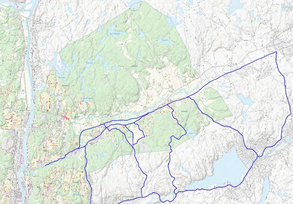 Cykelslingor för återkommande motionsträning Med en säker cykelväg mellan Olofstorp och Lerum skull man kunna gå eller cykla en slinga runt Olofstorp Lerum Stenkullen Gråbo och tillbaka till