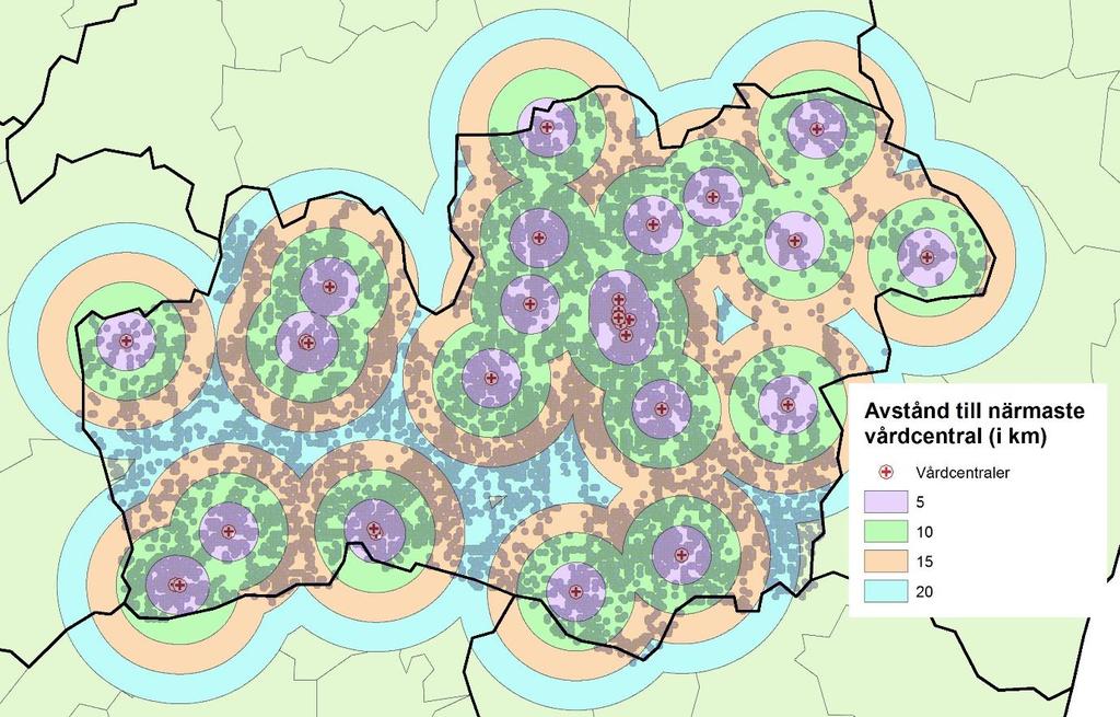 geografisk tillgänglighet ofta något som anses vara av stor betydelse för patienten.