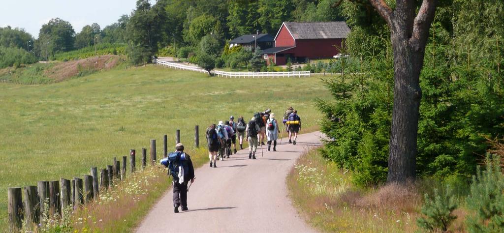 Pilgrim för en dag På en pilgrimsvandring vårdar du både kropp och själ. Samtidigt stillar du din nyfikenhet. Vem möter du bortom vägkröken, och inom dig?