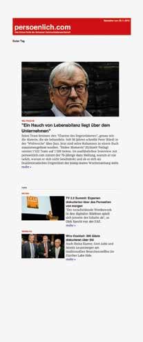 1 2 Werbung auf HTML-Newsletter (exklusiv) 1 Leaderboard 728 90 Pixel Fr. 2200. /Woche 2 Banner 1 468 60 Pixel Fr. 1800. /Woche 3 Banner 2 468 60 Pixel Fr. 1500. /Woche 4 Rectangle 300 250 Pixel Fr.