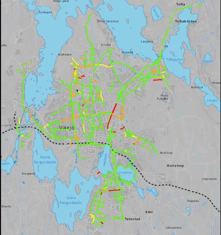 Bilaga kartor underhållsplan kommunala cykelvägar