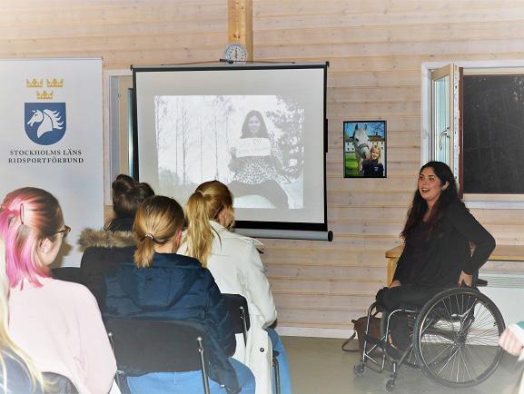 Representation Ungdomsrepresentant i Stockholms Läns Ridsportförbunds styrelse har varit Zoé Pellissier och personlig suppleant Linnea Widstrand.