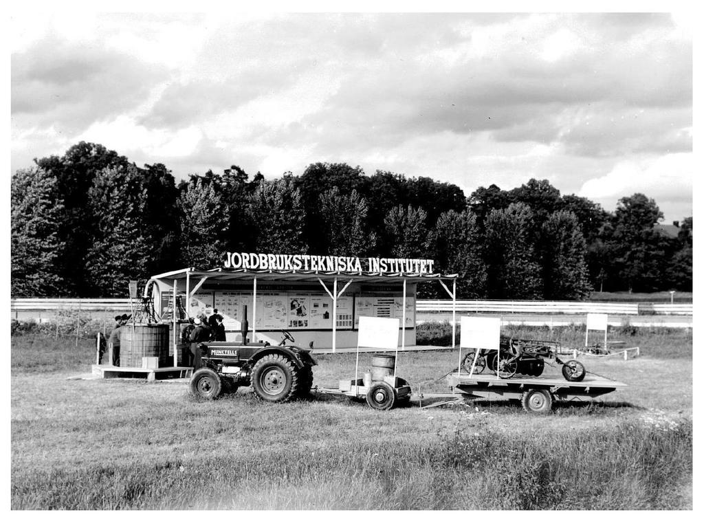 1945 startades stiftelsen Jordbrukstekniska institutet (JTI) i Uppsala 2009 bildas JTI AB, där SP blir hälftenägare.