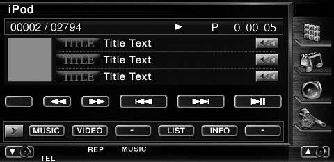 ipod-kontroll ipod-lista Listar och letar efter musik/video som finns i ipoden.