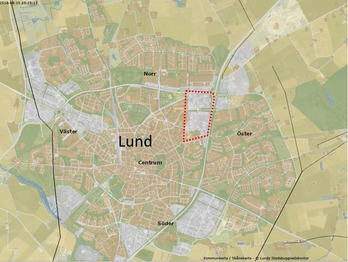 2(8) BN Förslag till detaljplan för del av Studentkåren 4 m fl i Lund, PÄ 21/2016a granskningshandling (bifogas) Ramprogram för Ideon och Pålsjö företagsområde 2010-04-08 (bifogas ej) Ramprogram