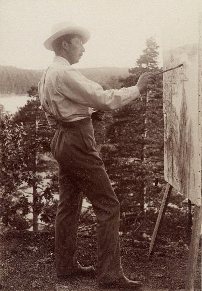 Prins Eugen och Waldemarsudde Prins Eugen levde 1865-1947. Hans pappa var kung Oscar II och hans mamma var drottning Sophia. Han hade tre äldre bröder. Han blev konstnär. Han målade landskap.