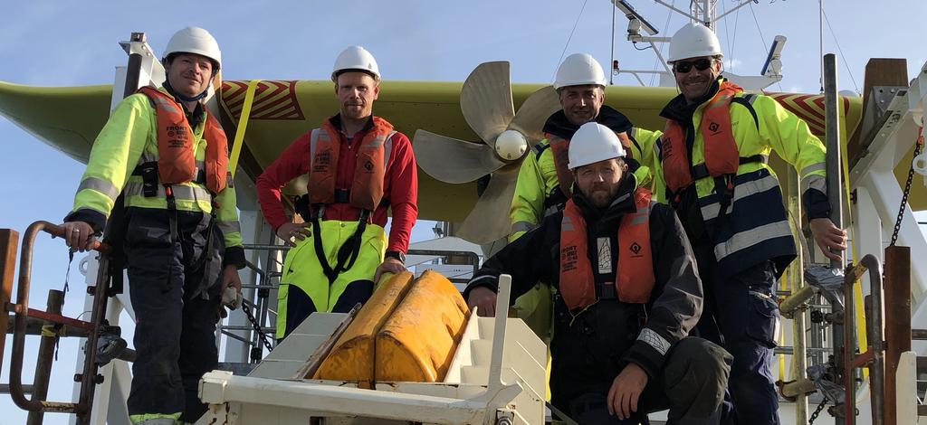 lyckade tester i havet med kraftverket DG500 under sommaren och hösten.