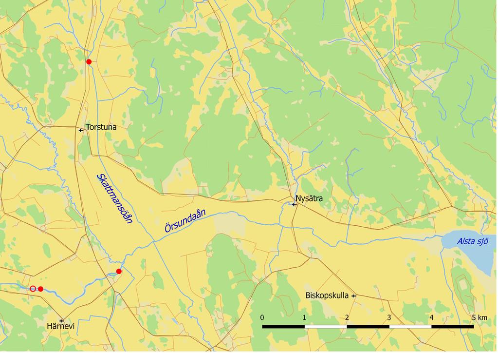 Dessutom provtogs centrala Uppsala där romtätheten kan korreleras mot antalet aspar som passerat kameran vid Islandsfallet under lektid fram till romeftersöket.