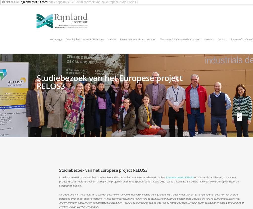 December 2018 Rijnland Instituut - 19 December 2018