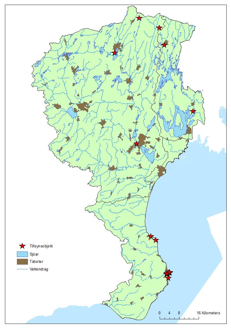 informationsmaterialet. Tillsynsbesöken utfördes av handläggare på tillsynsenheten. Projektledare för Hanöbuktenprojektet var Peter Malmquist på tillsynsenheten.