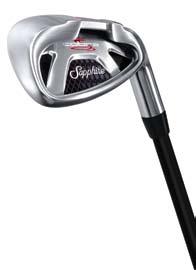 a COMPLETE SET OF CLUBS Designed specifically for women, Sapphire's combined style and performance result in complete sets of clubs