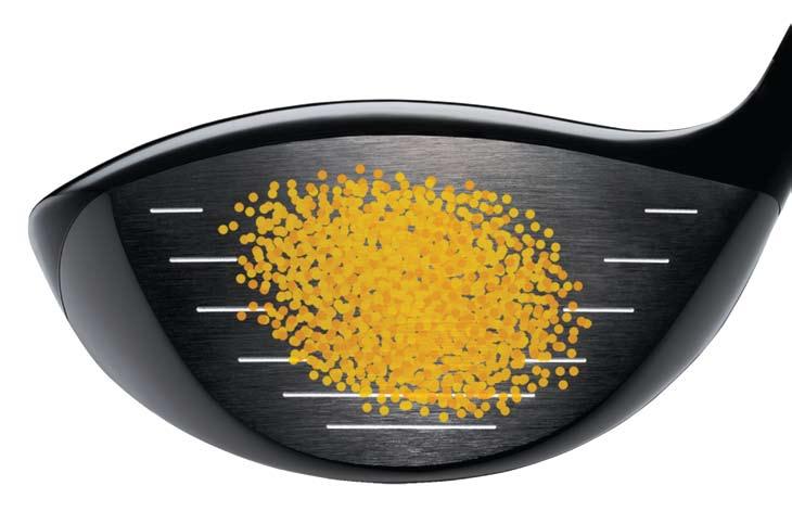 E 9 FACE TECHNOLOGY: DRIVERS A 30% larger Sweet Zone designed for where golfers actually hit the ball.