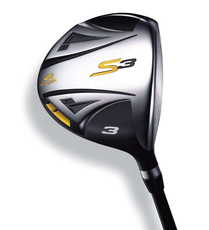 THE NEW S3 FAIRWAY A larger and hotter face with oversize profile increases the Sweet Zone to promote superior distance and accuracy when hitting from the fairway.
