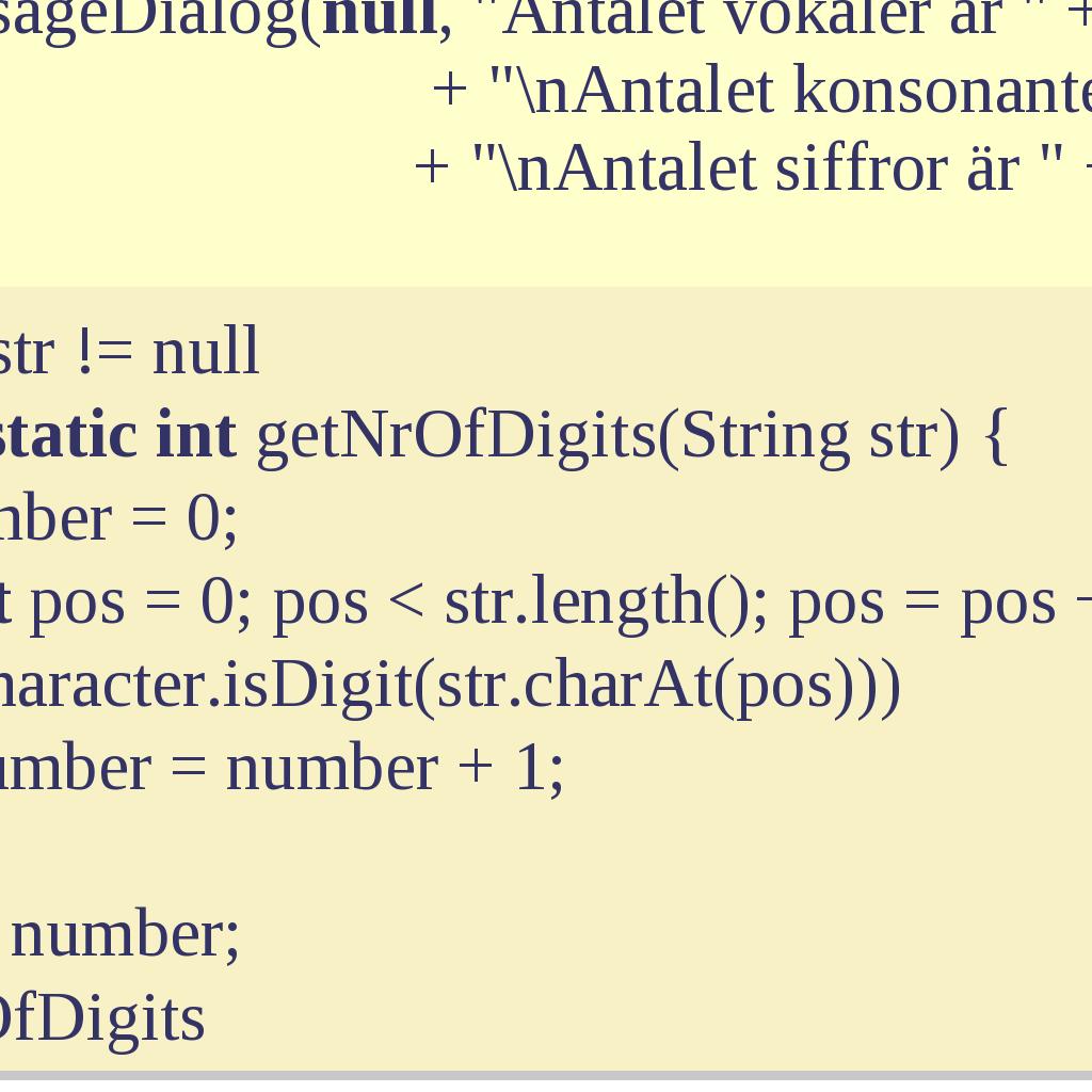 Anropet vowels.